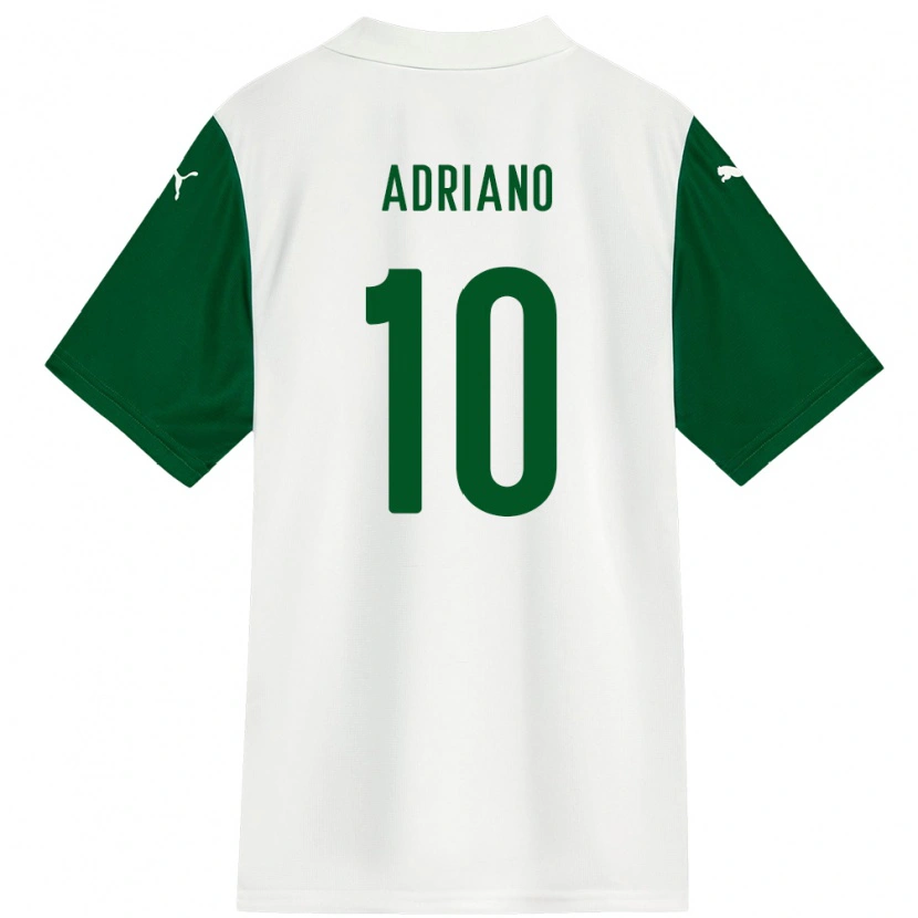 Danxen Herren Luiz Adriano #10 Weiß Grün Auswärtstrikot Trikot 2025/26 T-Shirt Österreich