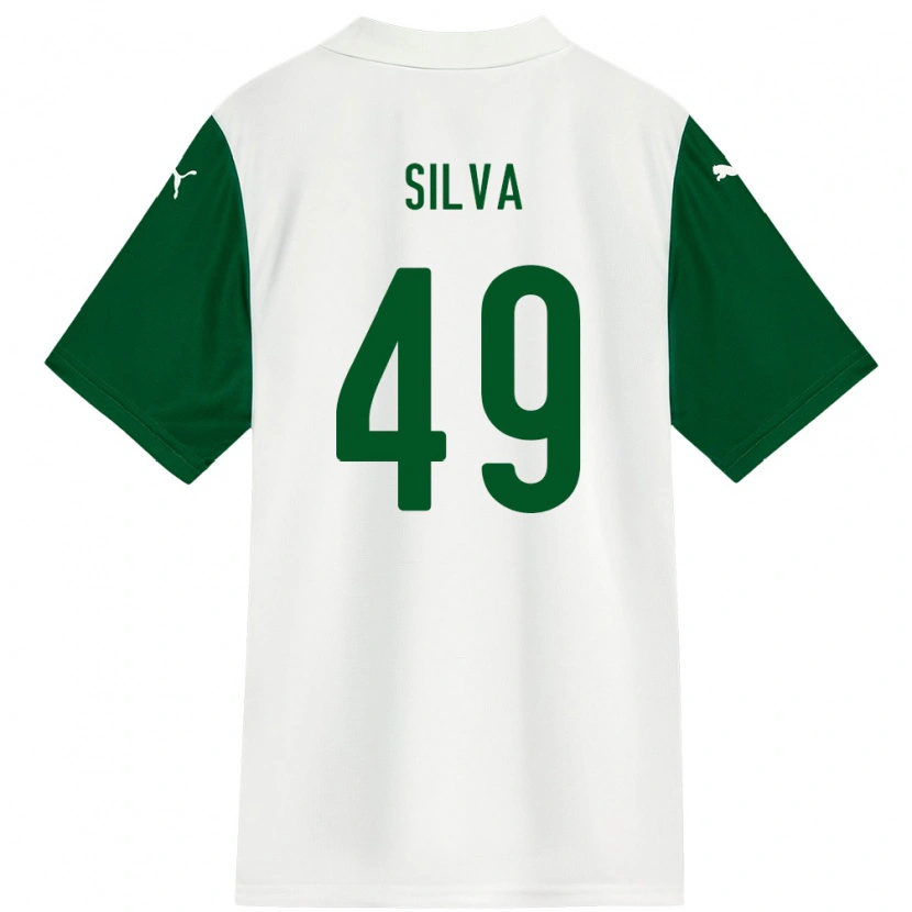Danxen Herren Gabriel Silva #49 Weiß Grün Auswärtstrikot Trikot 2025/26 T-Shirt Österreich
