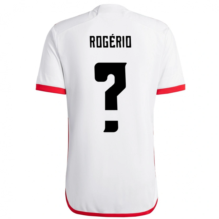 Danxen Herren Daniel Rogério #0 Weiß Rot Auswärtstrikot Trikot 2025/26 T-Shirt Österreich