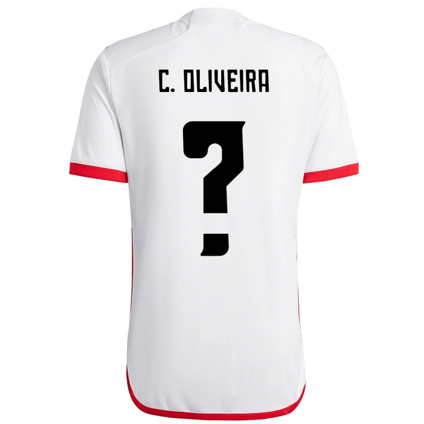 Danxen Herren Christian Oliveira #0 Weiß Rot Auswärtstrikot Trikot 2025/26 T-Shirt Österreich