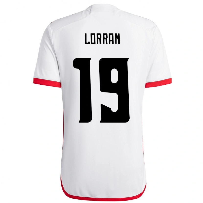 Danxen Herren Lorran #19 Weiß Rot Auswärtstrikot Trikot 2025/26 T-Shirt Österreich