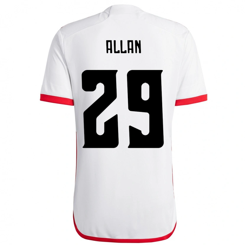 Danxen Herren Allan #29 Weiß Rot Auswärtstrikot Trikot 2025/26 T-Shirt Österreich