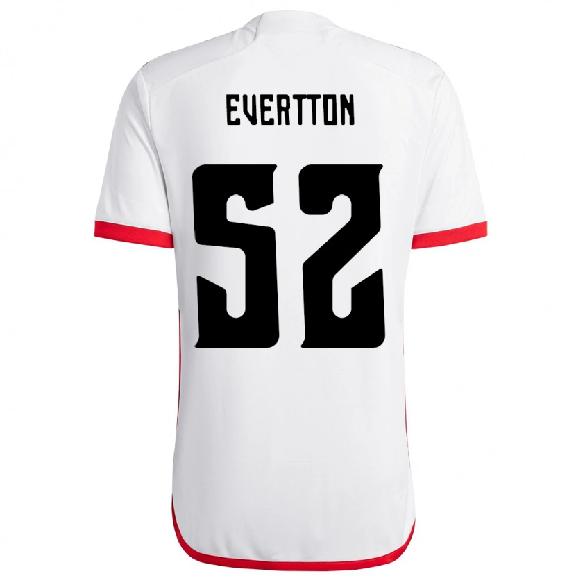 Danxen Herren Evertton Araújo #52 Weiß Rot Auswärtstrikot Trikot 2025/26 T-Shirt Österreich
