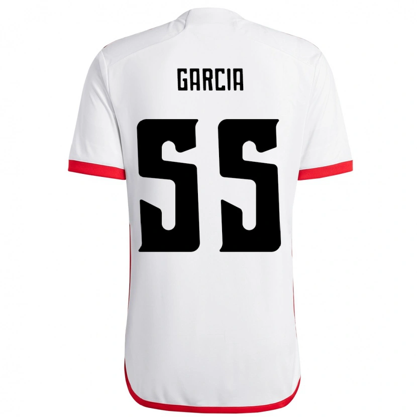 Danxen Herren Caio Garcia #55 Weiß Rot Auswärtstrikot Trikot 2025/26 T-Shirt Österreich