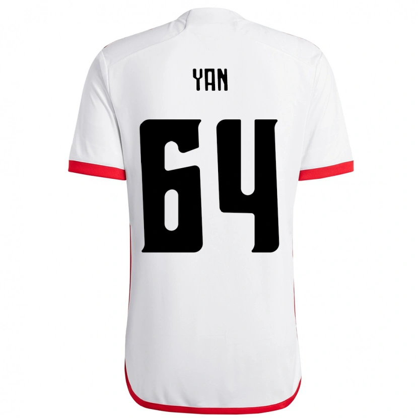 Danxen Herren Wallace Yan #64 Weiß Rot Auswärtstrikot Trikot 2025/26 T-Shirt Österreich