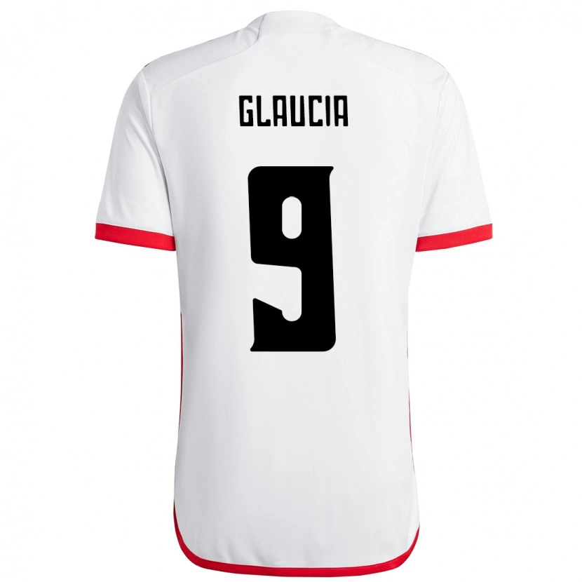 Danxen Herren Glaucia #9 Weiß Rot Auswärtstrikot Trikot 2025/26 T-Shirt Österreich