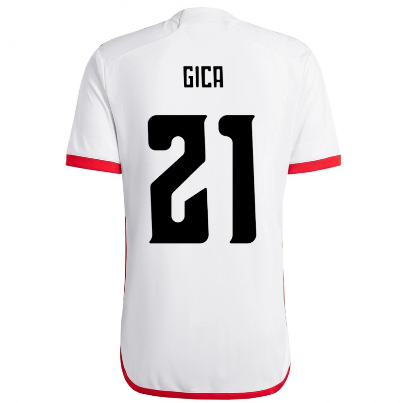 Danxen Herren Gica #21 Weiß Rot Auswärtstrikot Trikot 2025/26 T-Shirt Österreich