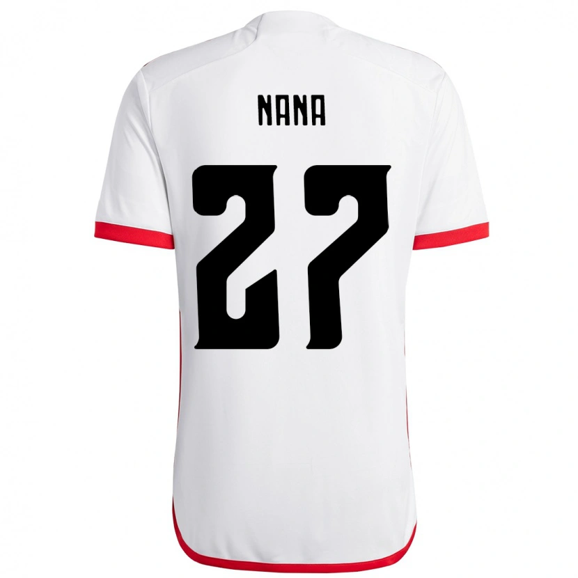 Danxen Herren Naná #27 Weiß Rot Auswärtstrikot Trikot 2025/26 T-Shirt Österreich