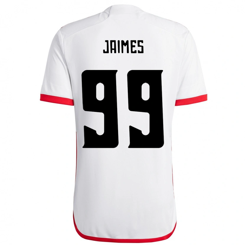 Danxen Herren Sole Jaimes #99 Weiß Rot Auswärtstrikot Trikot 2025/26 T-Shirt Österreich