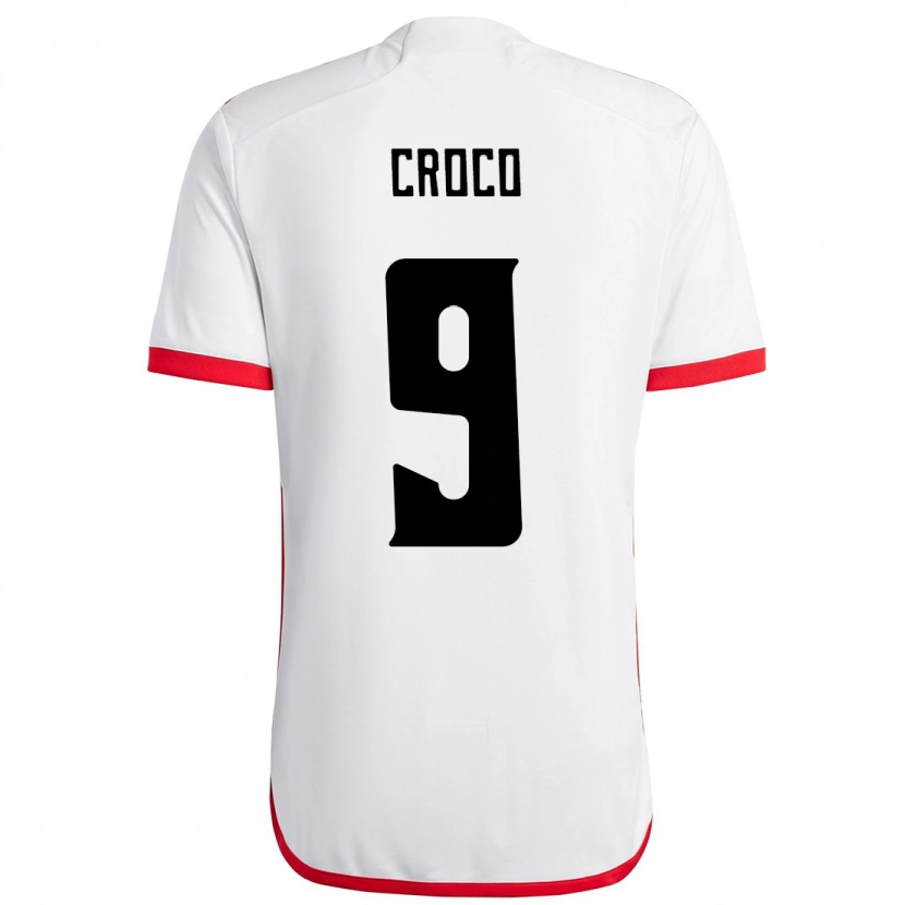 Danxen Herren Gabi Croco #9 Weiß Rot Auswärtstrikot Trikot 2025/26 T-Shirt Österreich