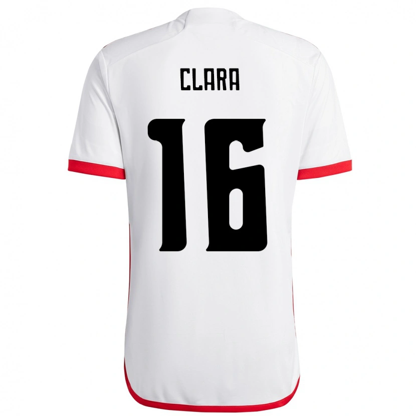 Danxen Herren Ana Clara #16 Weiß Rot Auswärtstrikot Trikot 2025/26 T-Shirt Österreich