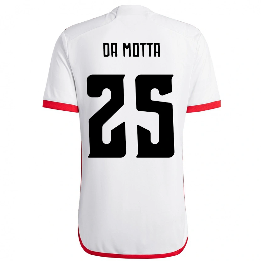 Danxen Herren Piris Da Motta #25 Weiß Rot Auswärtstrikot Trikot 2025/26 T-Shirt Österreich