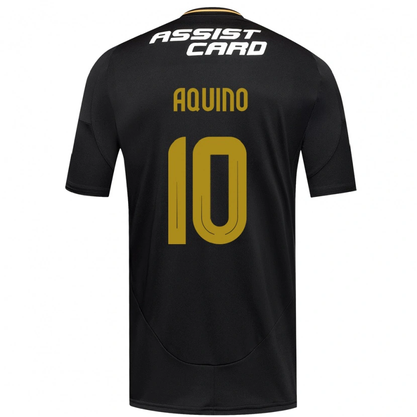 Danxen Herren Claudio Aquino #10 Schwarz Weiß Auswärtstrikot Trikot 2025/26 T-Shirt Österreich