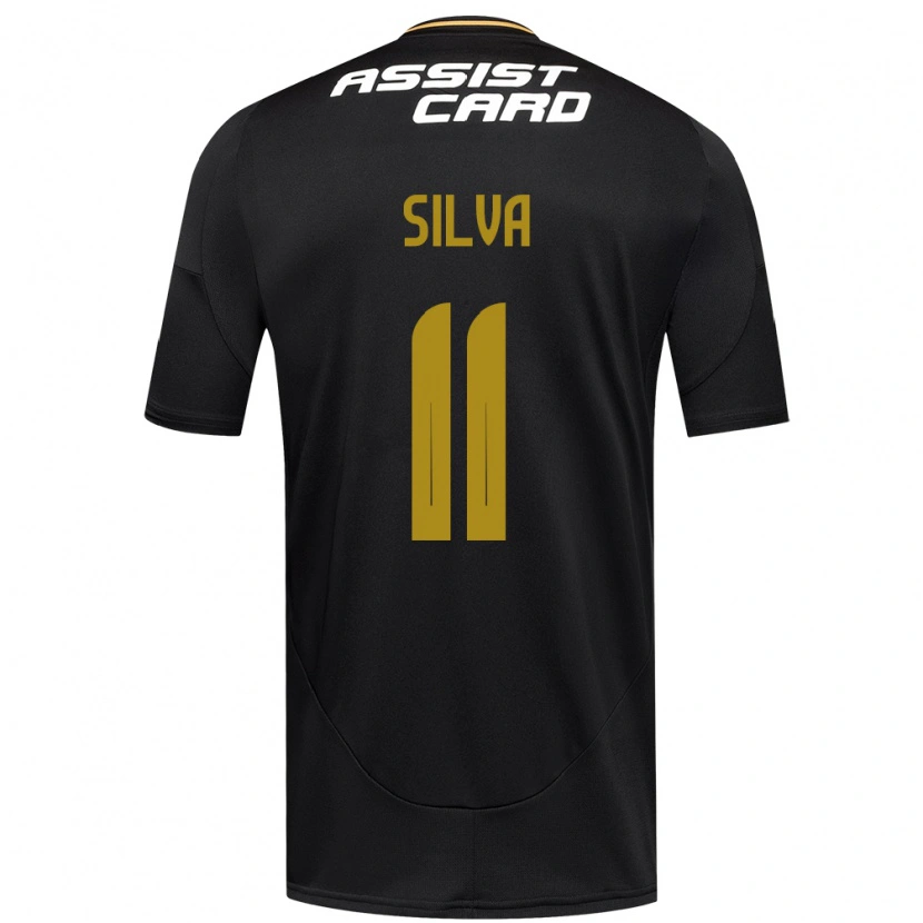 Danxen Herren Martín Silva #11 Schwarz Weiß Auswärtstrikot Trikot 2025/26 T-Shirt Österreich