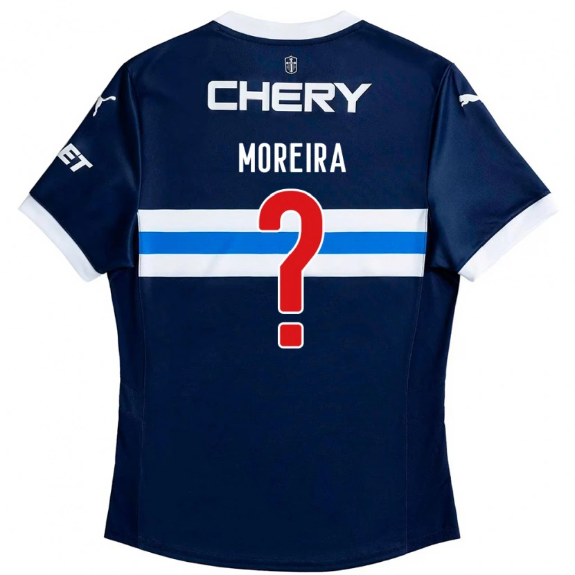 Danxen Herren Vicente Moreira #0 Königsblau Weiß Auswärtstrikot Trikot 2025/26 T-Shirt Österreich