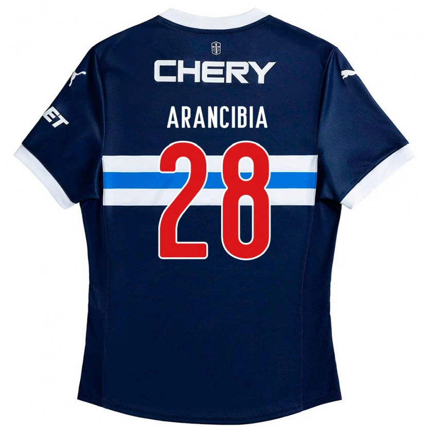 Danxen Herren Francisco Arancibia #28 Königsblau Weiß Auswärtstrikot Trikot 2025/26 T-Shirt Österreich