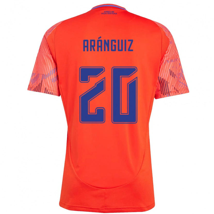 Danxen Herren Charles Aránguiz #20 Orange Rot Auswärtstrikot Trikot 2025/26 T-Shirt Österreich