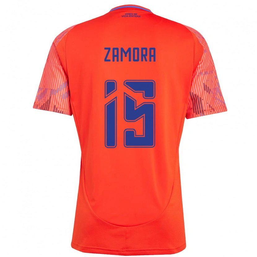 Danxen Herren Daniela Zamora #15 Orange Rot Auswärtstrikot Trikot 2025/26 T-Shirt Österreich