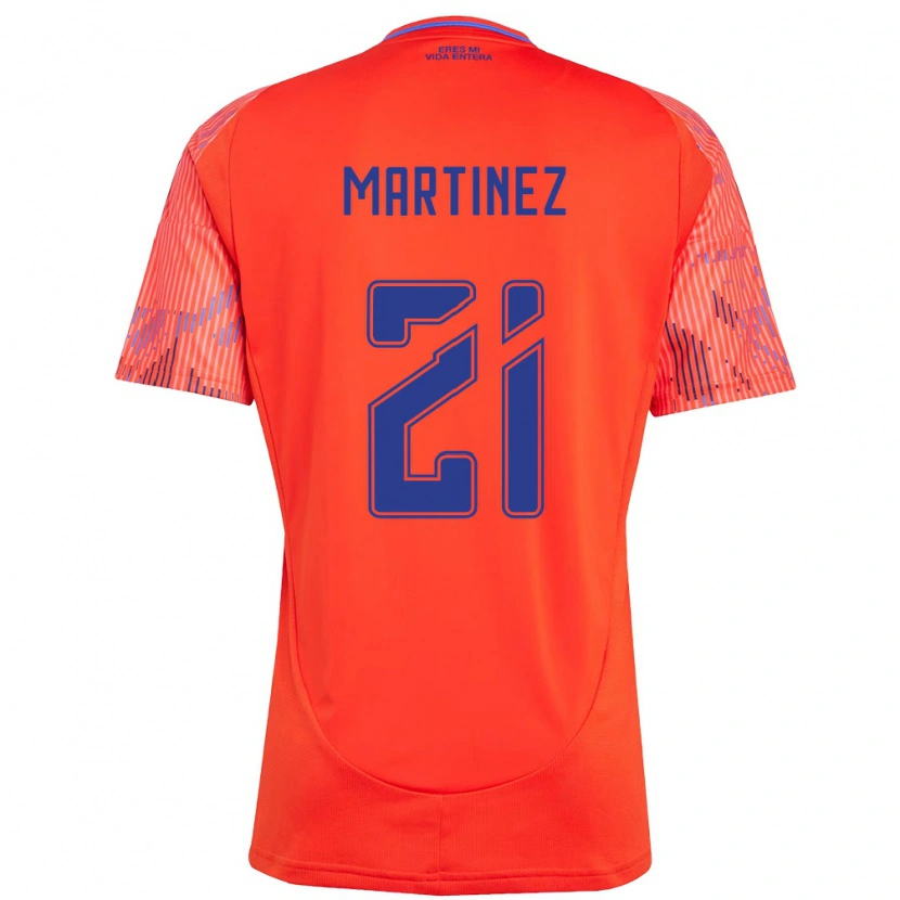 Danxen Herren Maria Martínez #21 Orange Rot Auswärtstrikot Trikot 2025/26 T-Shirt Österreich
