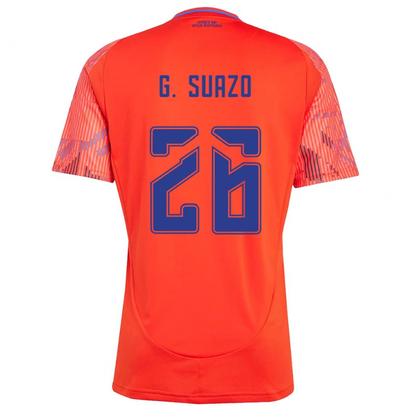 Danxen Herren Grettel Suazo #26 Orange Rot Auswärtstrikot Trikot 2025/26 T-Shirt Österreich