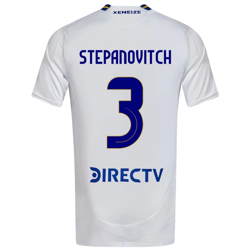 Danxen Herren Nicolás Stepanovitch #3 Weiß Blau Auswärtstrikot Trikot 2025/26 T-Shirt Österreich