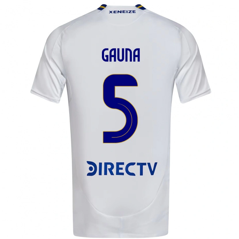 Danxen Herren Santiago Gauna #5 Weiß Blau Auswärtstrikot Trikot 2025/26 T-Shirt Österreich