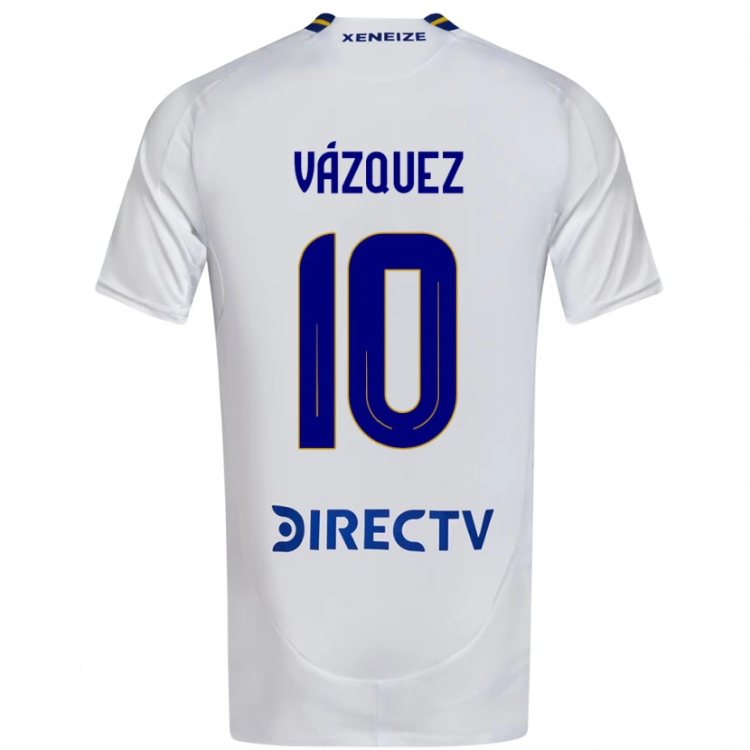 Danxen Herren Lucas Vázquez #10 Weiß Blau Auswärtstrikot Trikot 2025/26 T-Shirt Österreich