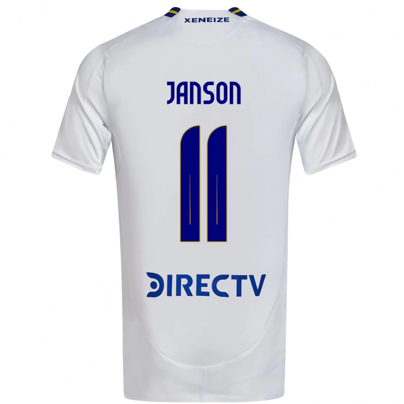 Danxen Herren Lucas Janson #11 Weiß Blau Auswärtstrikot Trikot 2025/26 T-Shirt Österreich