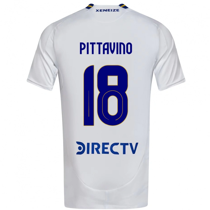 Danxen Herren Rodrigo Pittavino #18 Weiß Blau Auswärtstrikot Trikot 2025/26 T-Shirt Österreich