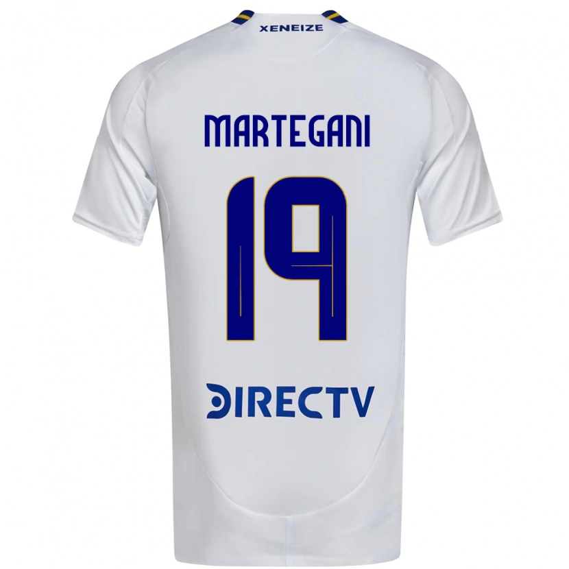 Danxen Herren Agustín Martegani #19 Weiß Blau Auswärtstrikot Trikot 2025/26 T-Shirt Österreich