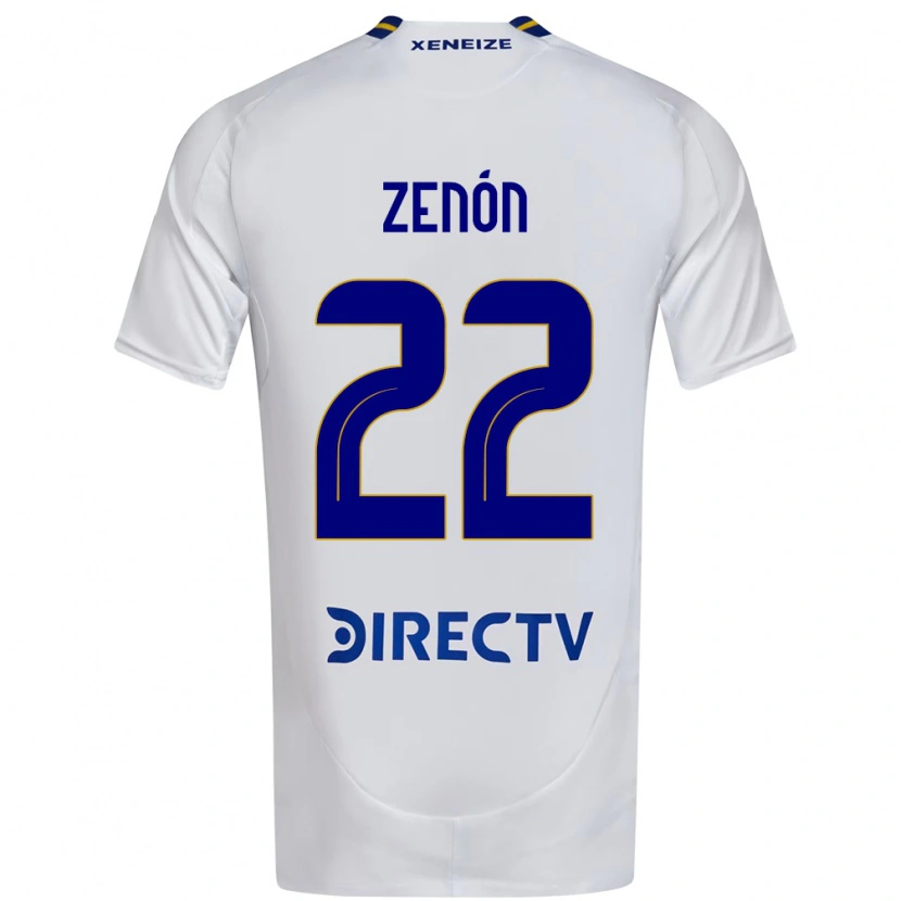 Danxen Herren Kevin Zenón #22 Weiß Blau Auswärtstrikot Trikot 2025/26 T-Shirt Österreich