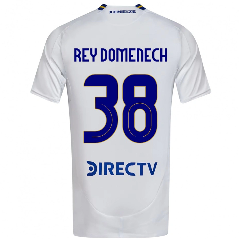 Danxen Herren Camilo Rey Domenech #38 Weiß Blau Auswärtstrikot Trikot 2025/26 T-Shirt Österreich