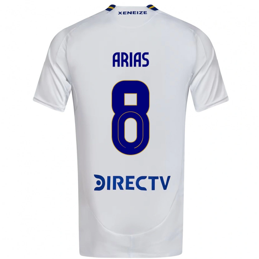 Danxen Herren Agustina Arias #8 Weiß Blau Auswärtstrikot Trikot 2025/26 T-Shirt Österreich