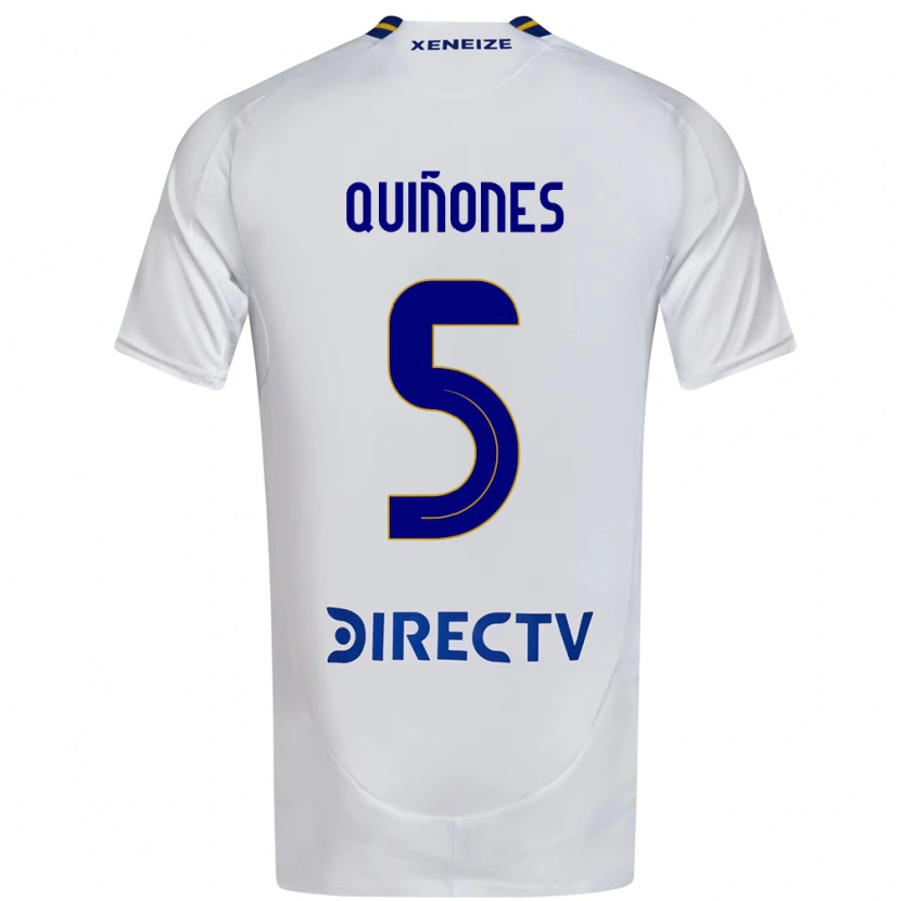 Danxen Herren Florencia Quiñones #5 Weiß Blau Auswärtstrikot Trikot 2025/26 T-Shirt Österreich