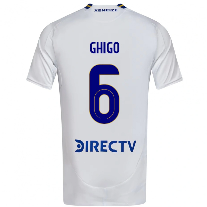 Danxen Herren Cecilia Ghigo #6 Weiß Blau Auswärtstrikot Trikot 2025/26 T-Shirt Österreich