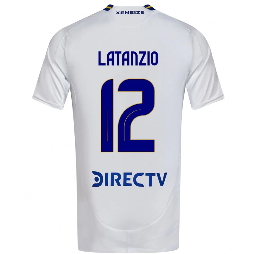 Danxen Herren Florencia Latanzio #12 Weiß Blau Auswärtstrikot Trikot 2025/26 T-Shirt Österreich