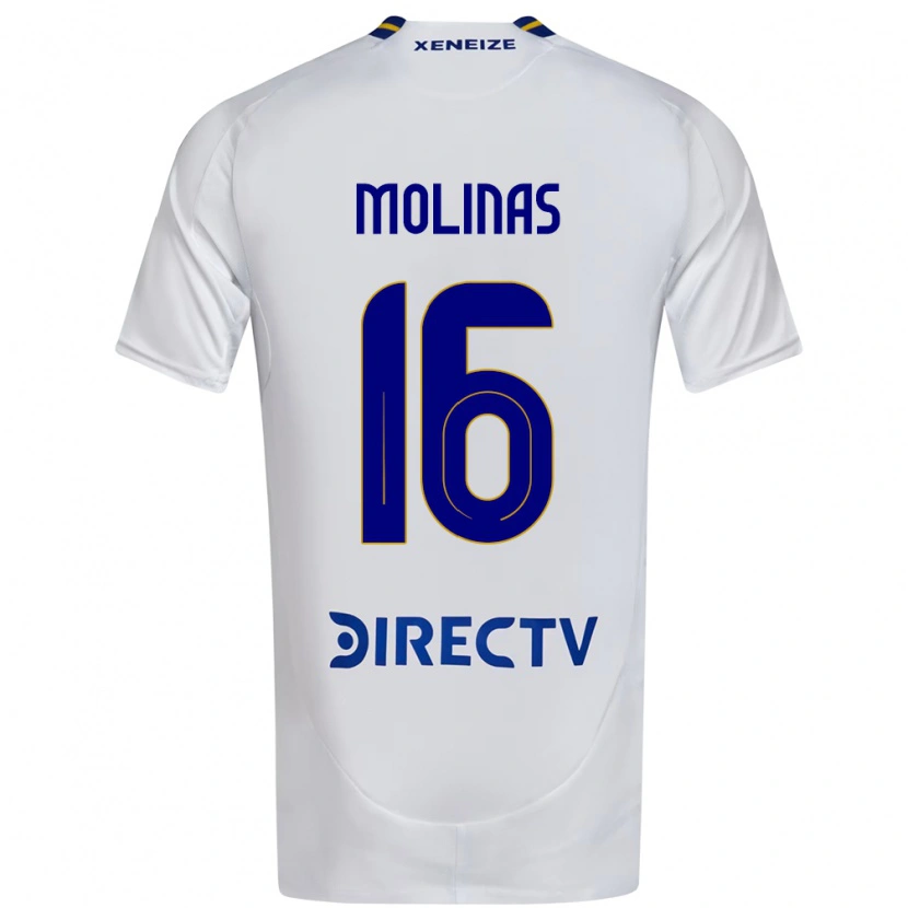 Danxen Herren Aaron Molinas #16 Weiß Blau Auswärtstrikot Trikot 2025/26 T-Shirt Österreich
