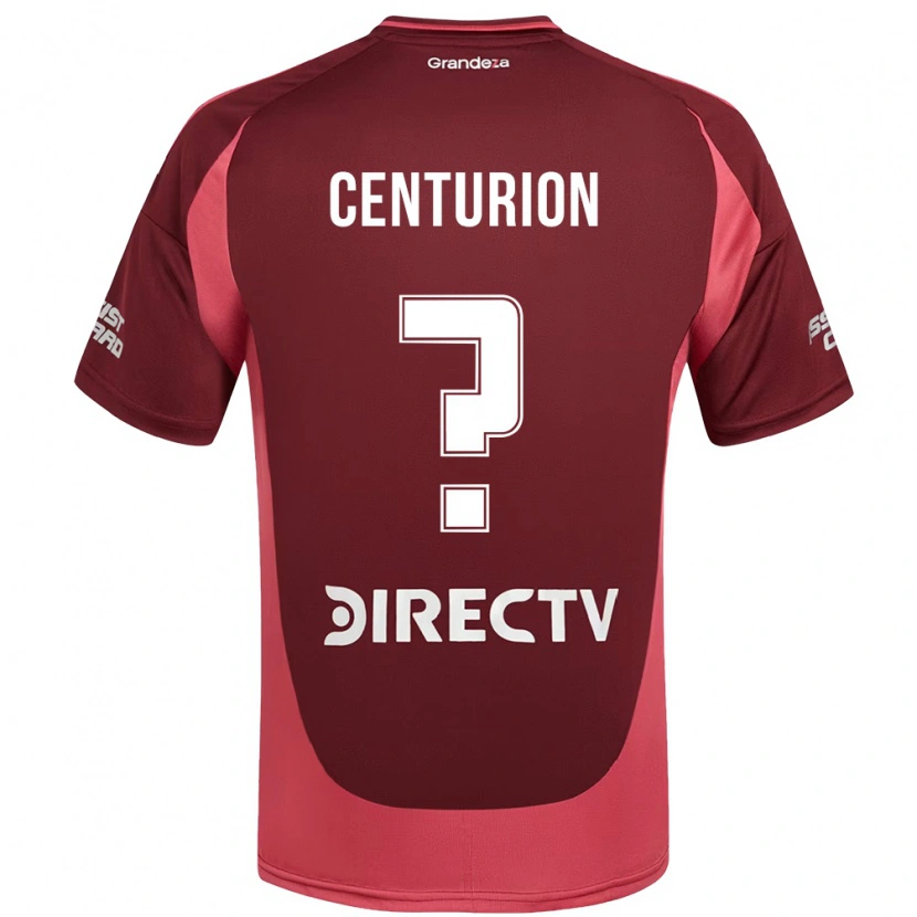 Danxen Herren Ezequiel Centurión #0 Burgunder Magenta Auswärtstrikot Trikot 2025/26 T-Shirt Österreich