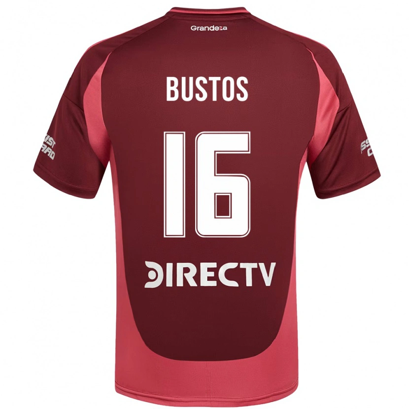 Danxen Herren Fabricio Bustos #16 Burgunder Magenta Auswärtstrikot Trikot 2025/26 T-Shirt Österreich