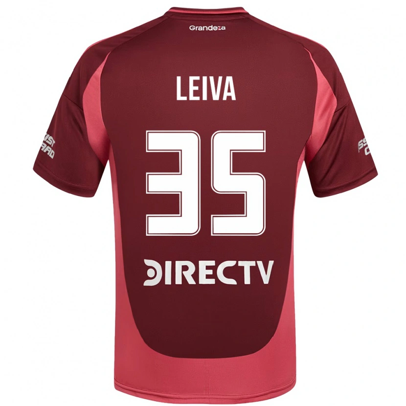 Danxen Herren Tobías Leiva #35 Burgunder Magenta Auswärtstrikot Trikot 2025/26 T-Shirt Österreich