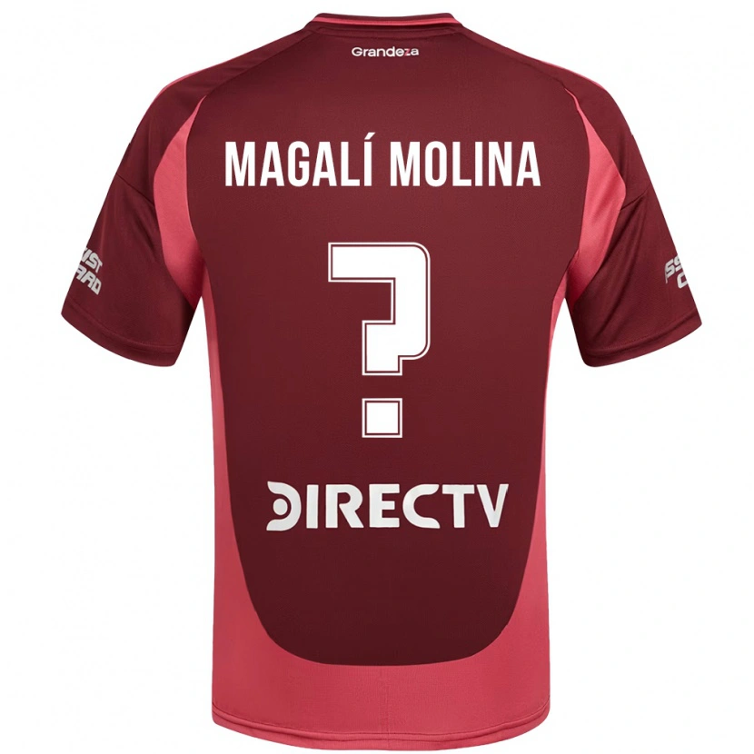 Danxen Herren Celena Magalí Molina #0 Burgunder Magenta Auswärtstrikot Trikot 2025/26 T-Shirt Österreich