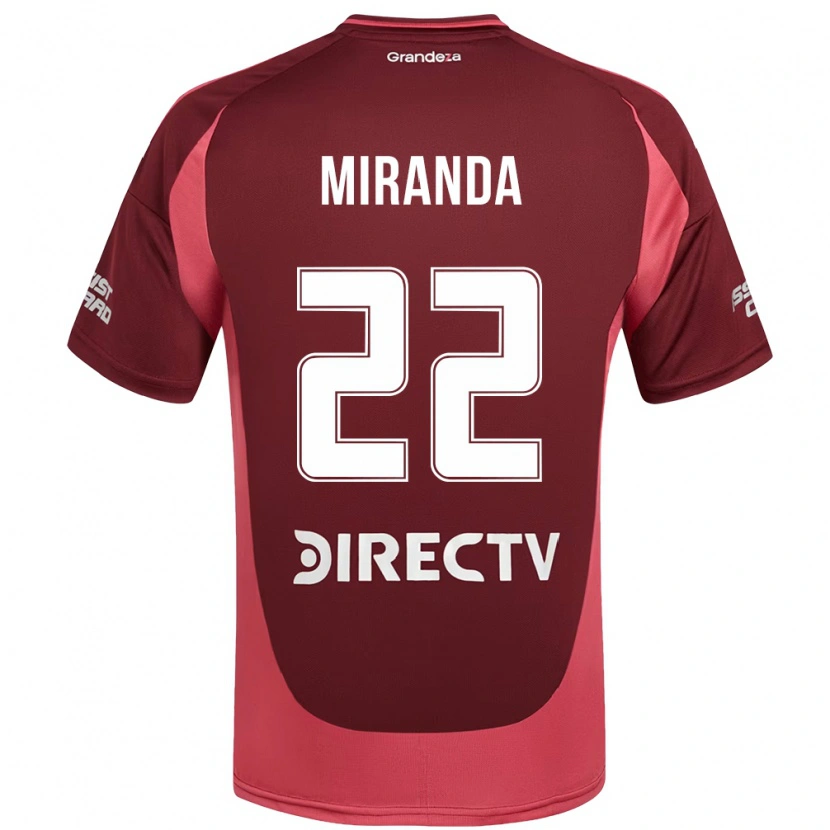 Danxen Herren Morena Miranda #22 Burgunder Magenta Auswärtstrikot Trikot 2025/26 T-Shirt Österreich