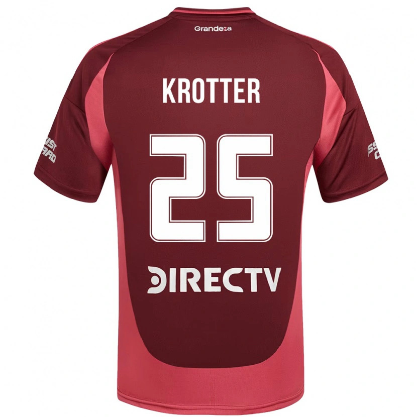 Danxen Herren Martina Krotter #25 Burgunder Magenta Auswärtstrikot Trikot 2025/26 T-Shirt Österreich