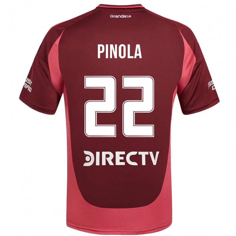 Danxen Herren Javier Pinola #22 Burgunder Magenta Auswärtstrikot Trikot 2025/26 T-Shirt Österreich