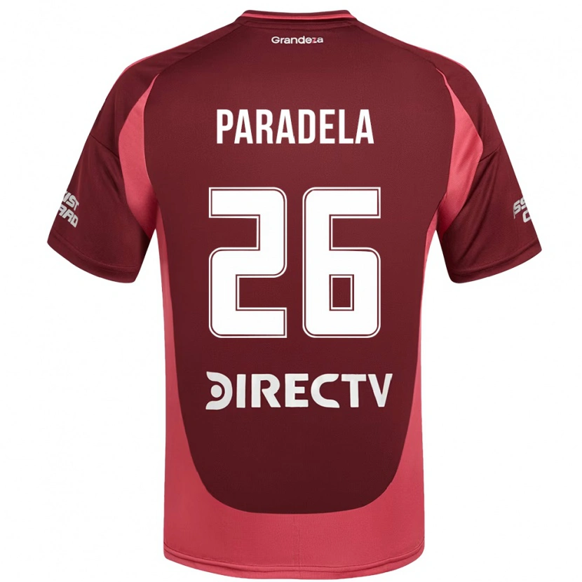 Danxen Herren Jose Paradela #26 Burgunder Magenta Auswärtstrikot Trikot 2025/26 T-Shirt Österreich