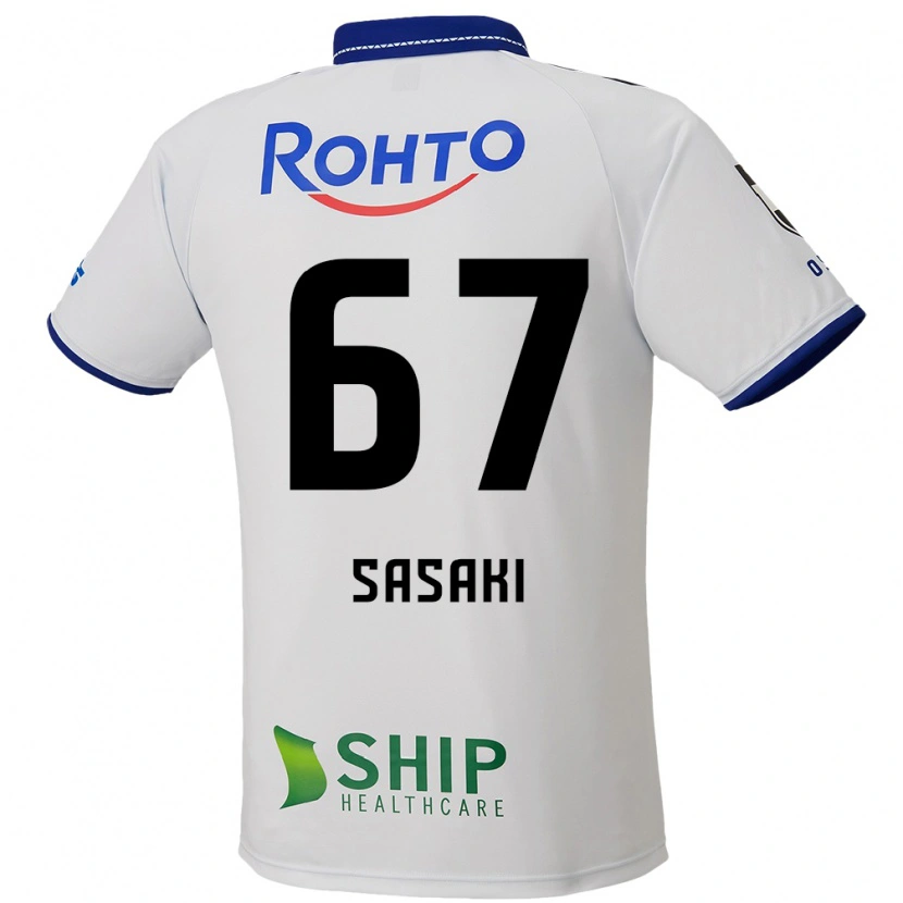 Danxen Herren Shogo Sasaki #67 Weiß Blau Schwarz Auswärtstrikot Trikot 2025/26 T-Shirt Österreich