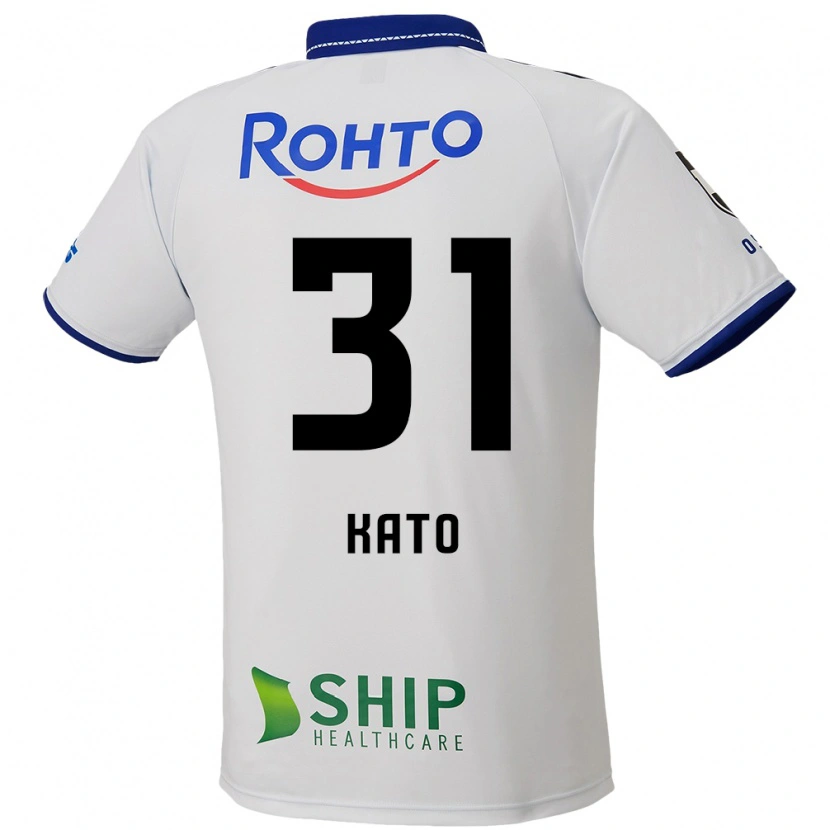 Danxen Herren Taichi Kato #31 Weiß Blau Schwarz Auswärtstrikot Trikot 2025/26 T-Shirt Österreich