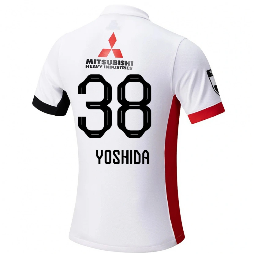 Danxen Herren Masanobu Yoshida #38 Weiß Schwarz Auswärtstrikot Trikot 2025/26 T-Shirt Österreich