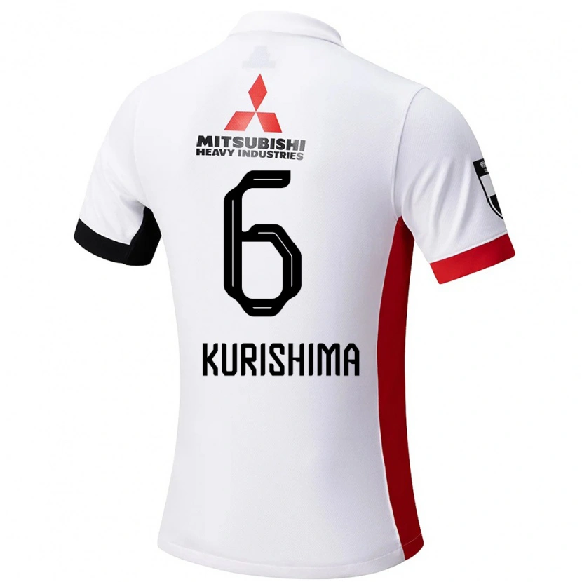 Danxen Herren Akari Kurishima #6 Weiß Schwarz Auswärtstrikot Trikot 2025/26 T-Shirt Österreich