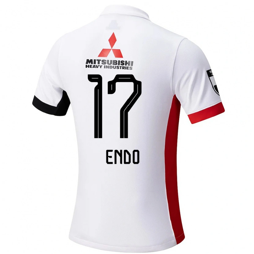 Danxen Herren Yu Endo #17 Weiß Schwarz Auswärtstrikot Trikot 2025/26 T-Shirt Österreich